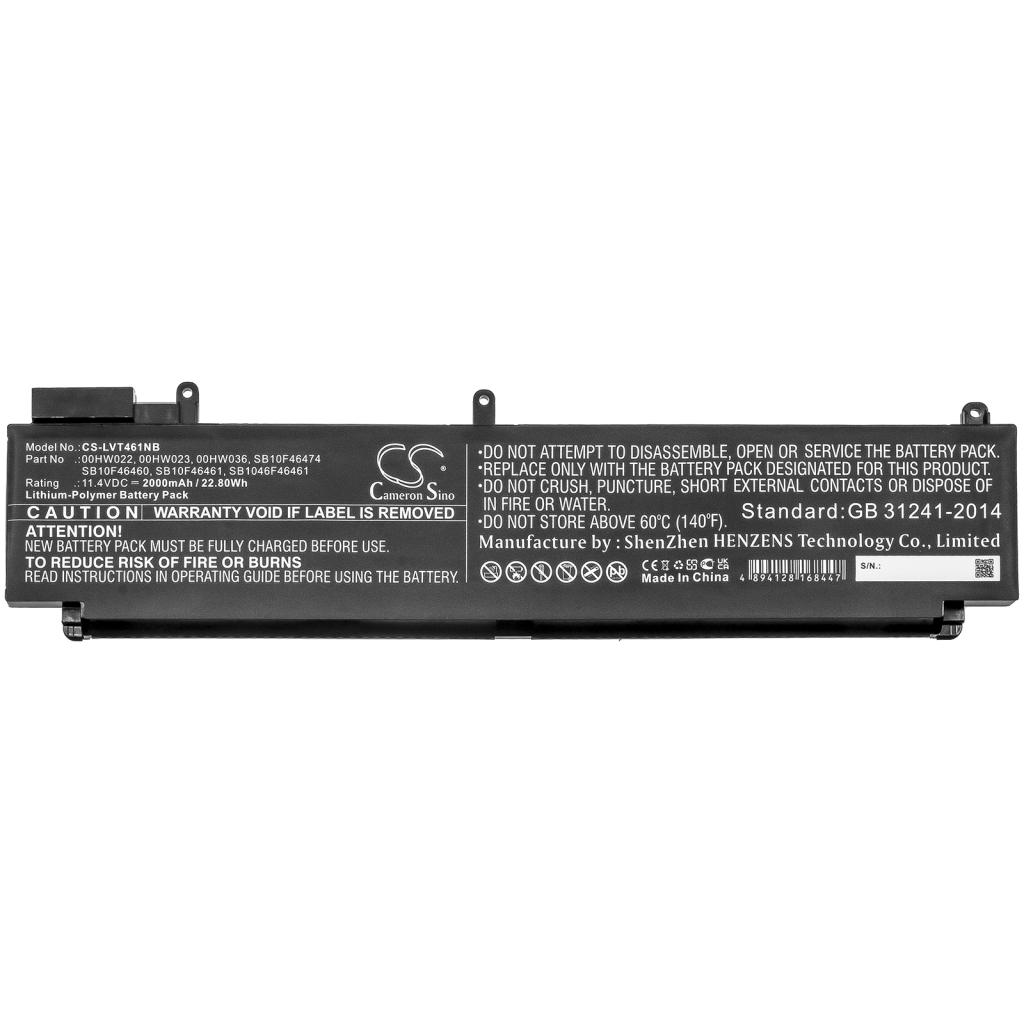 Baterie do notebooků Lenovo ThinkPad T460s(20F9A032CD)
