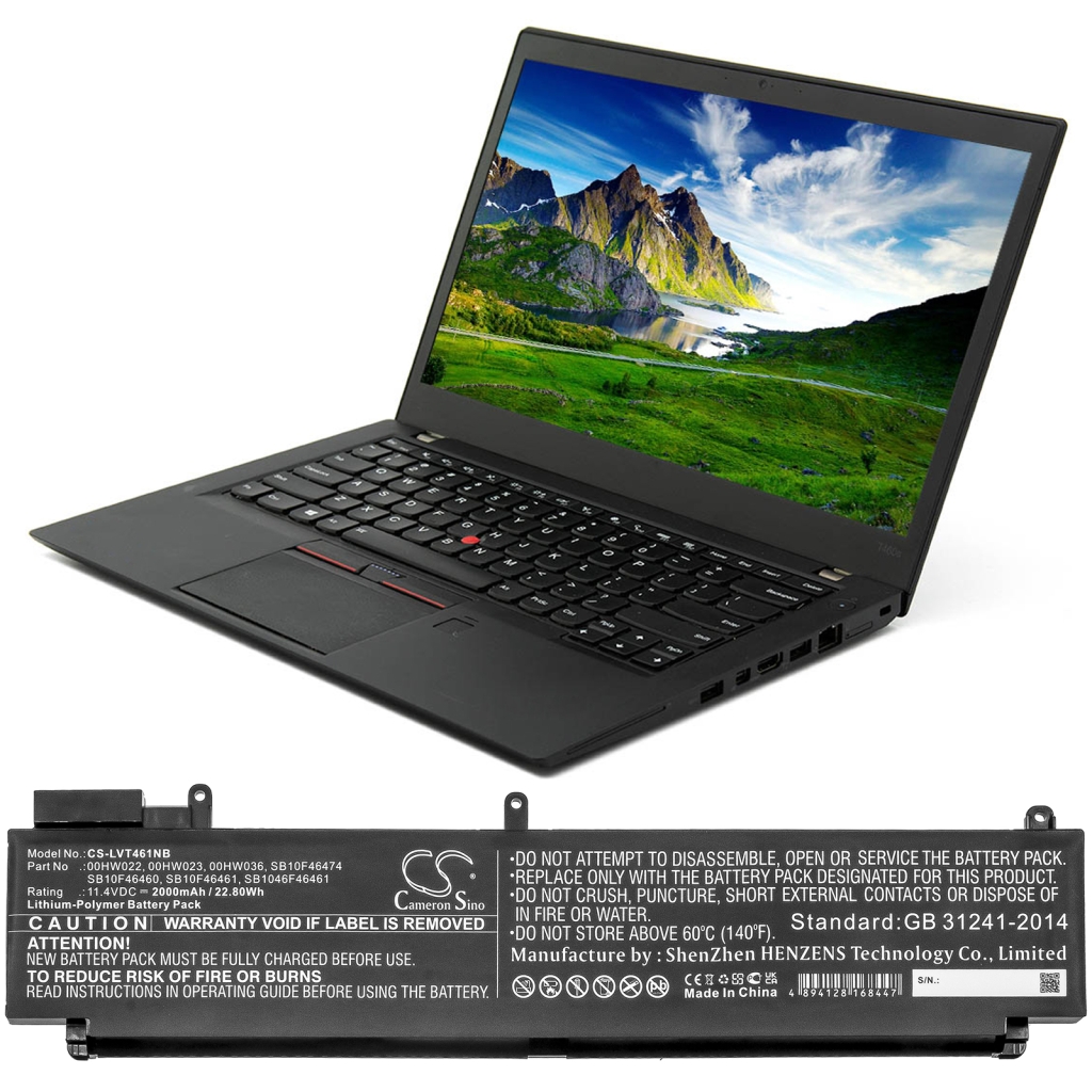 Baterie do notebooků Lenovo ThinkPad T460s(20F9A032CD)