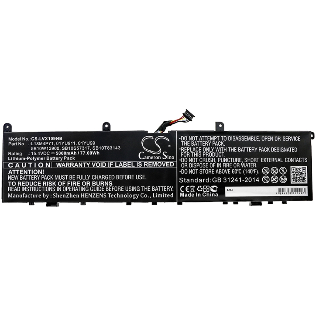 Baterie do notebooků Lenovo ThinkPad P1 2019