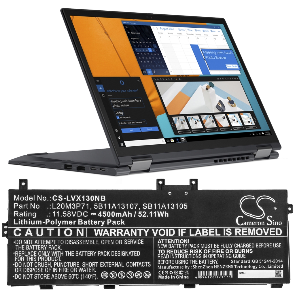 Baterie do notebooků Lenovo ThinkPad X13 Yoga G2 20W80033US