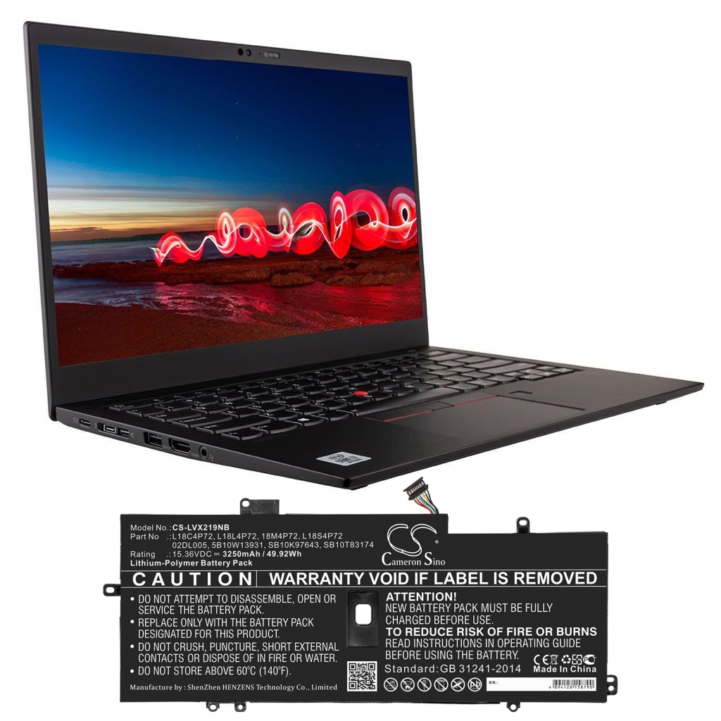 Baterie do notebooků Lenovo ThinkPad X1 Carbon 2019