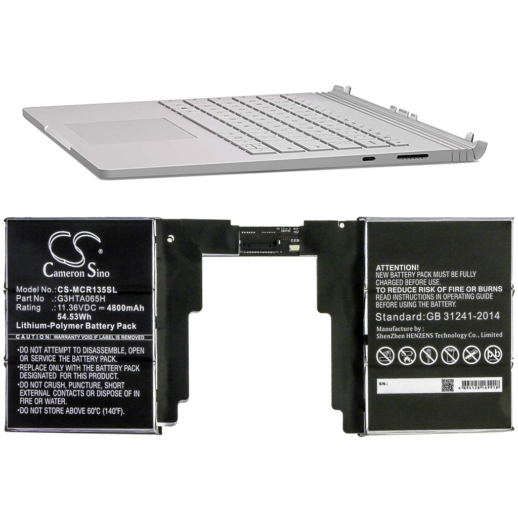 Baterie do tabletů Microsoft CS-MCR135SL