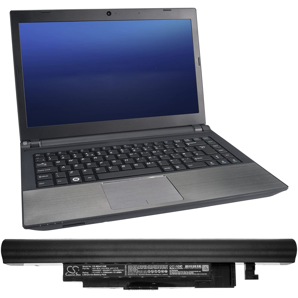 Baterie do notebooků Medion Akoya E6239T
