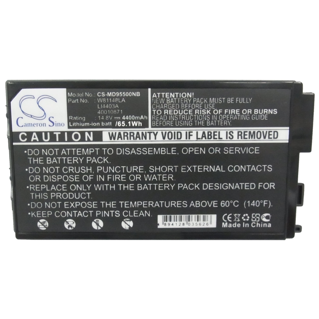 Baterie do notebooků Medion MD95500