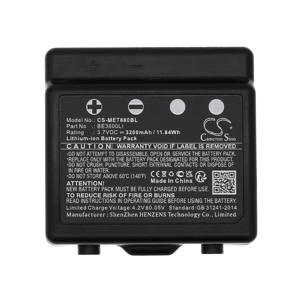 Baterie kompatibilní s IMET THOR2 THOR2 DG Transmitters CS-MET880BL
