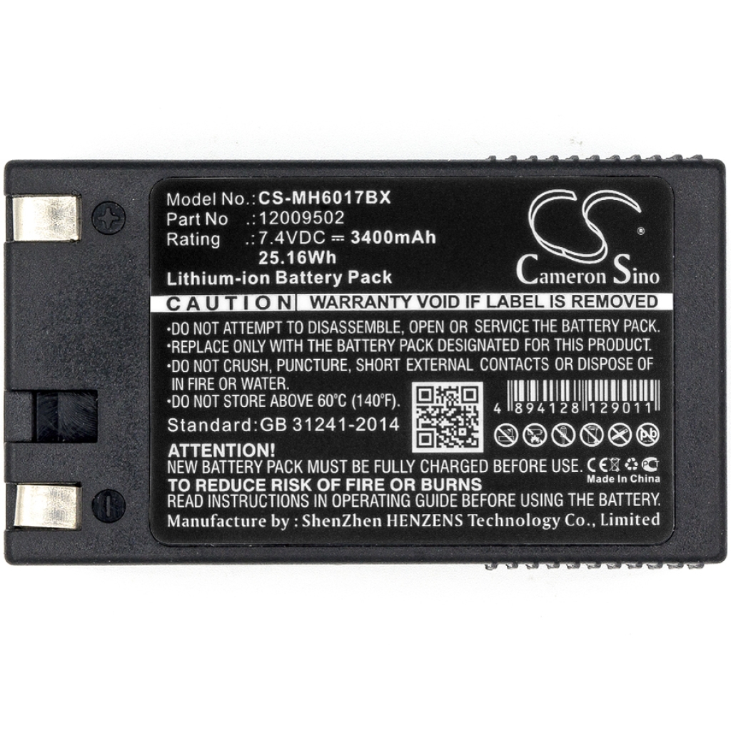 Baterie do tiskáren Paxar 6017 Handiprinter