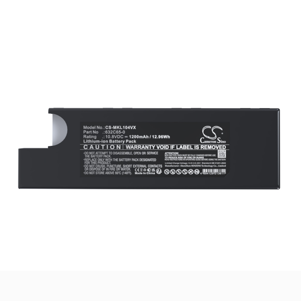 Baterie do vysavačů Makita CS-MKL104VX