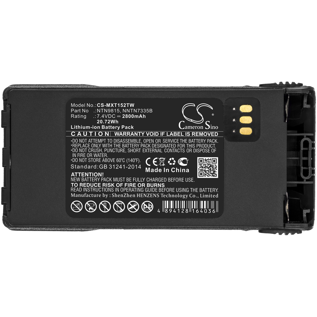 Baterie do vysílaček Motorola CS-MXT152TW