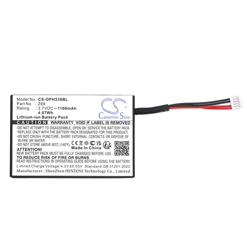 Baterie do skenerů Opticon CS-OPH330BL