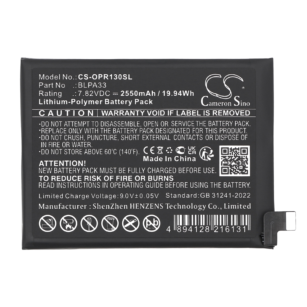 Baterie do mobilů Oneplus CS-OPR130SL