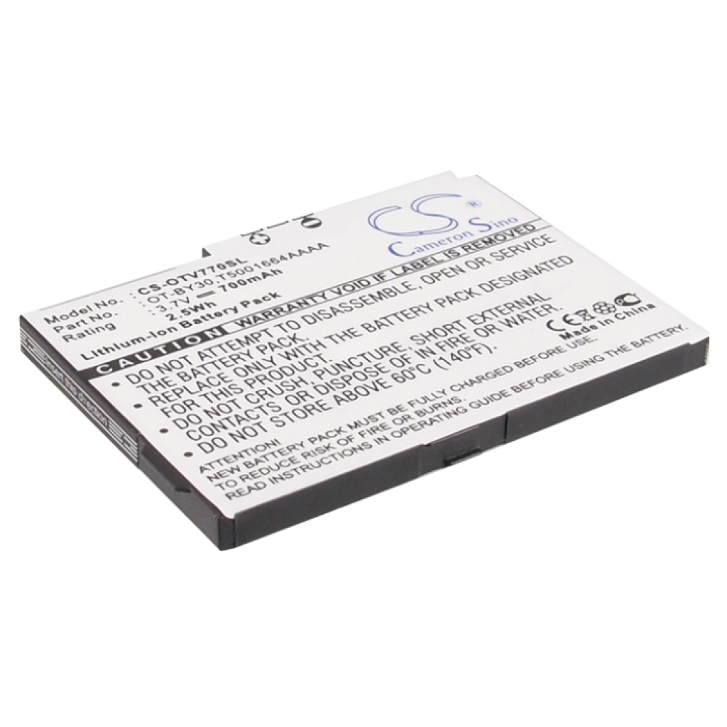 Baterie kompatibilní s Alcatel One Touch V770 Touch V770A CS-OTV770SL