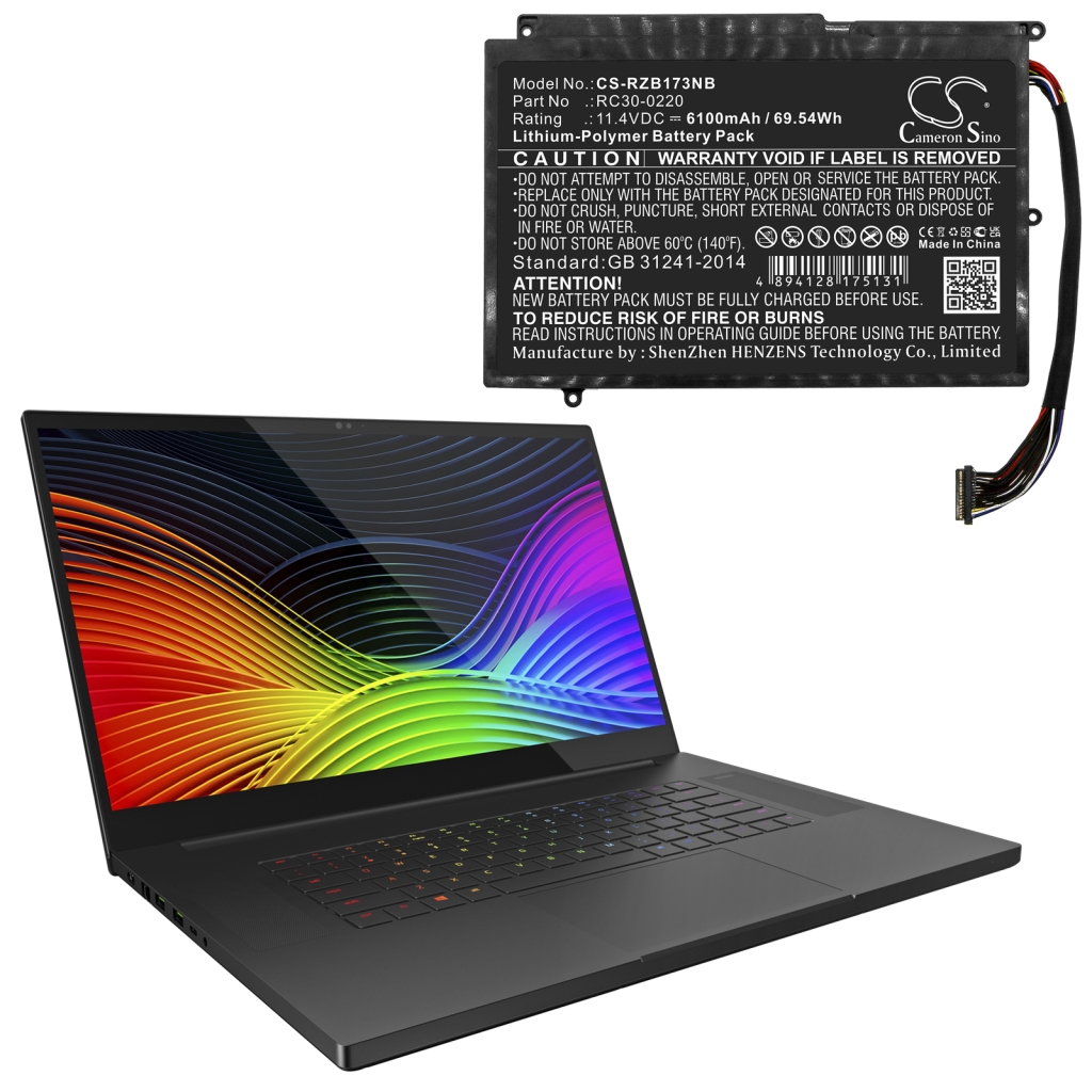 Baterie do notebooků Razer Blade Pro 17 2019 RTX 2060