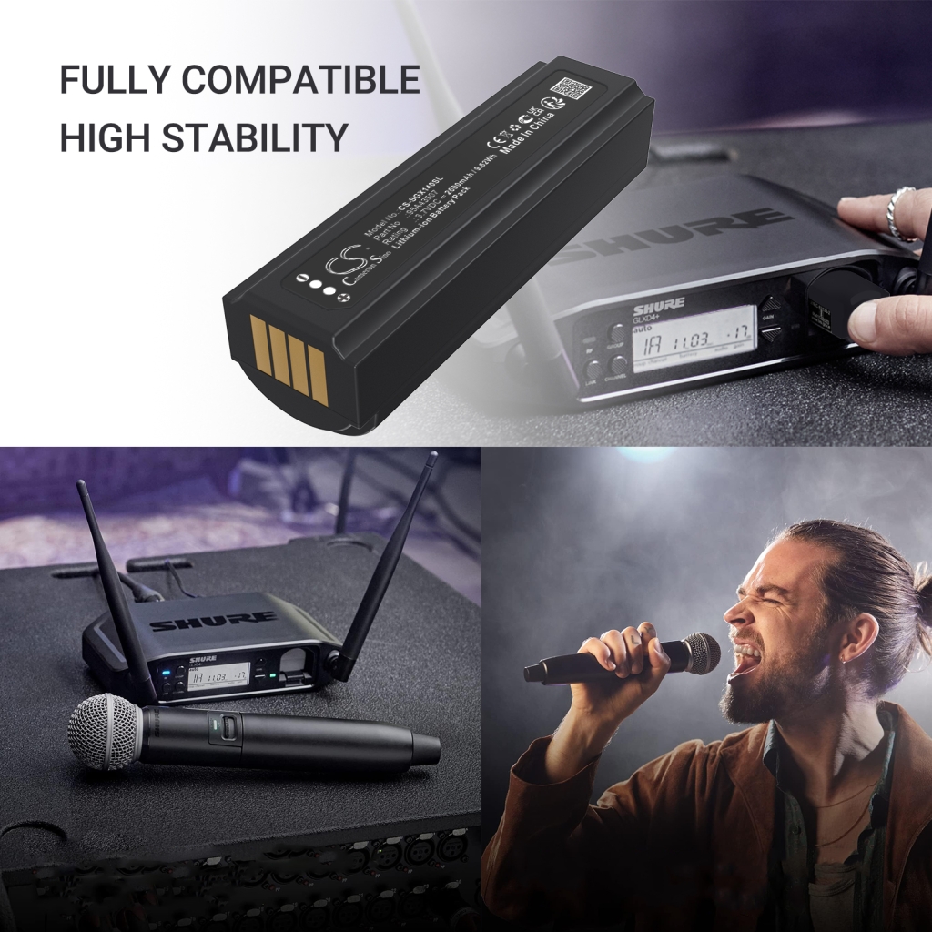 Baterie do mikrofonů Shure CS-SGX140SL