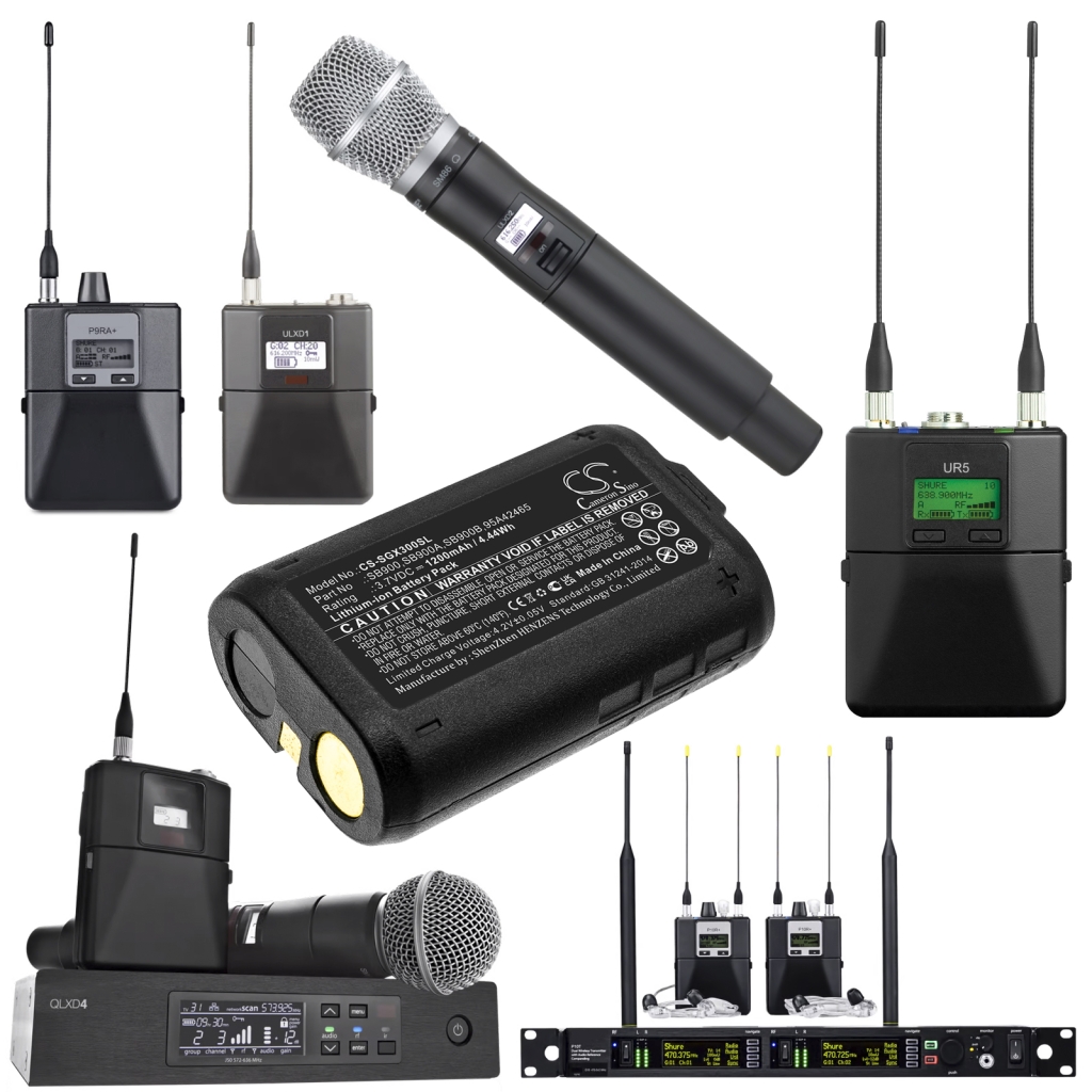 Baterie do mikrofonů Shure CS-SGX300SL