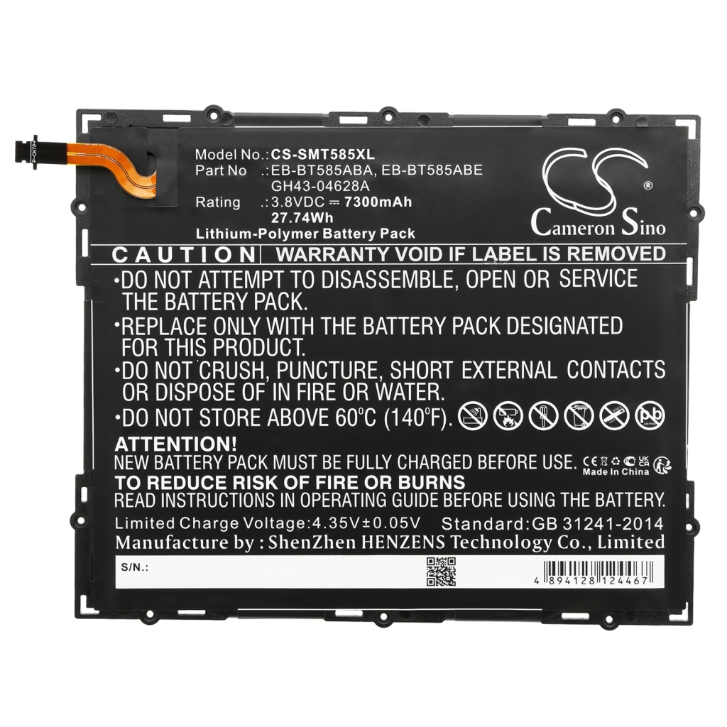 Baterie do tabletů Samsung Galaxy Tab A 10.1 2016 WiFi