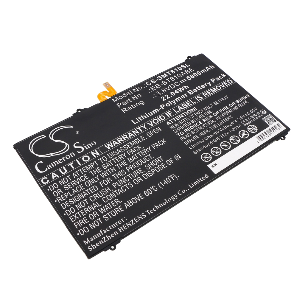 Baterie do tabletů Samsung CS-SMT810SL
