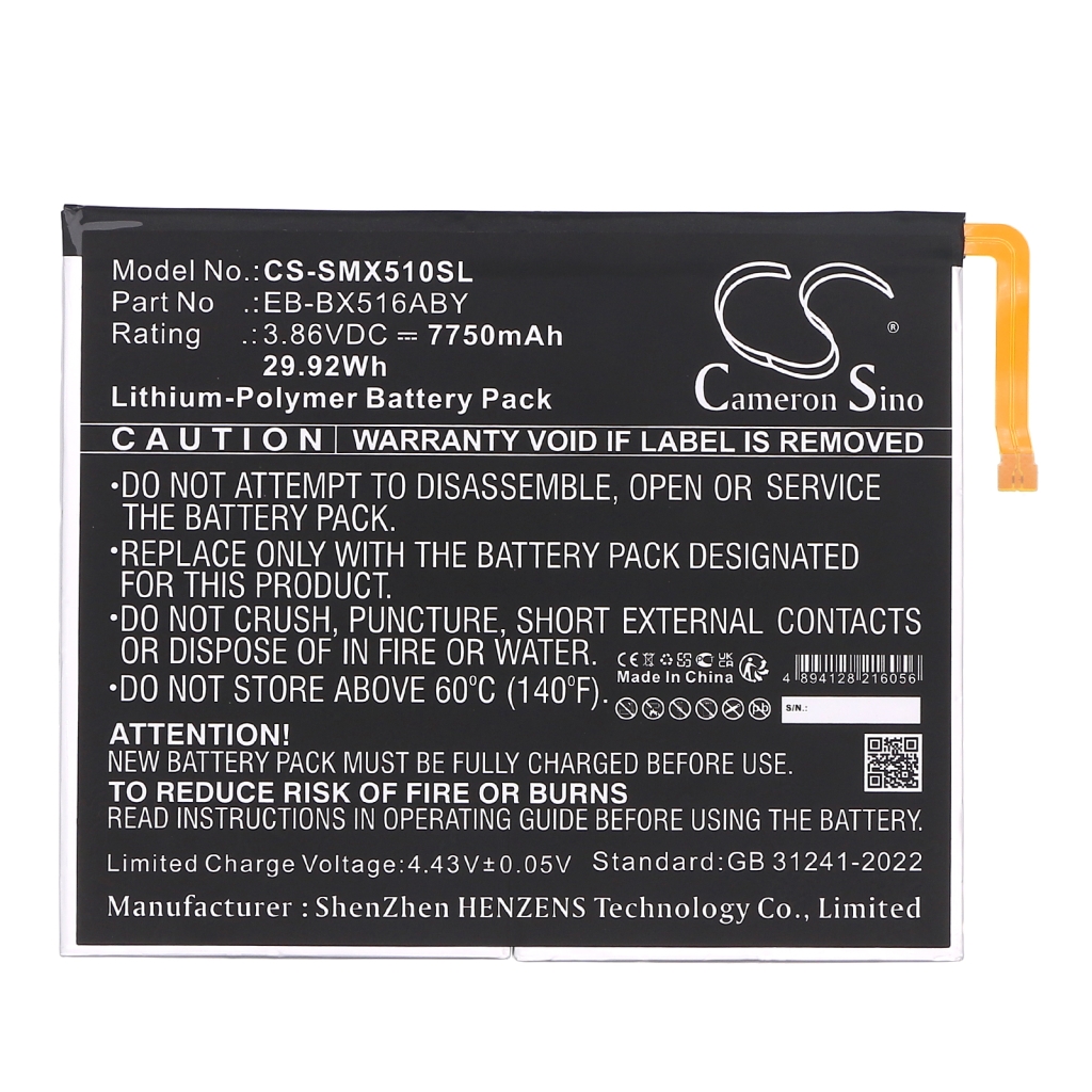 Baterie do tabletů Samsung CS-SMX510SL