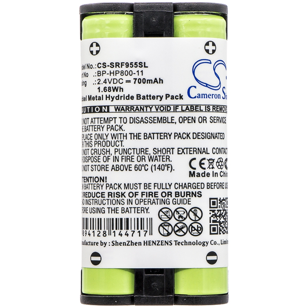 Baterie do bezdrátových sluchátek a headsetů Sony CS-SRF955SL