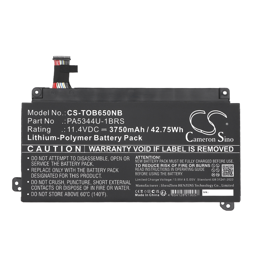 Baterie do notebooků Toshiba CS-TOB650NB