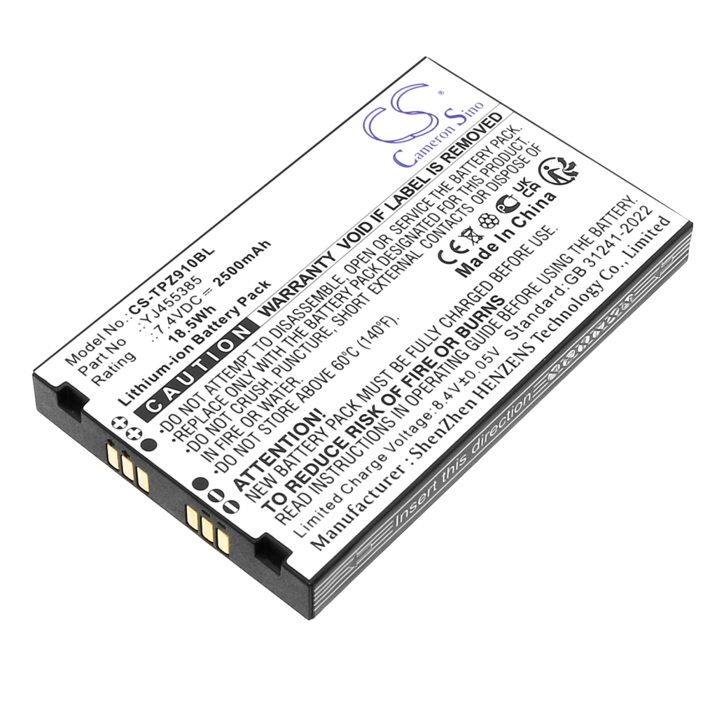 Baterie do platebních terminálů Topwise CS-TPZ910BL