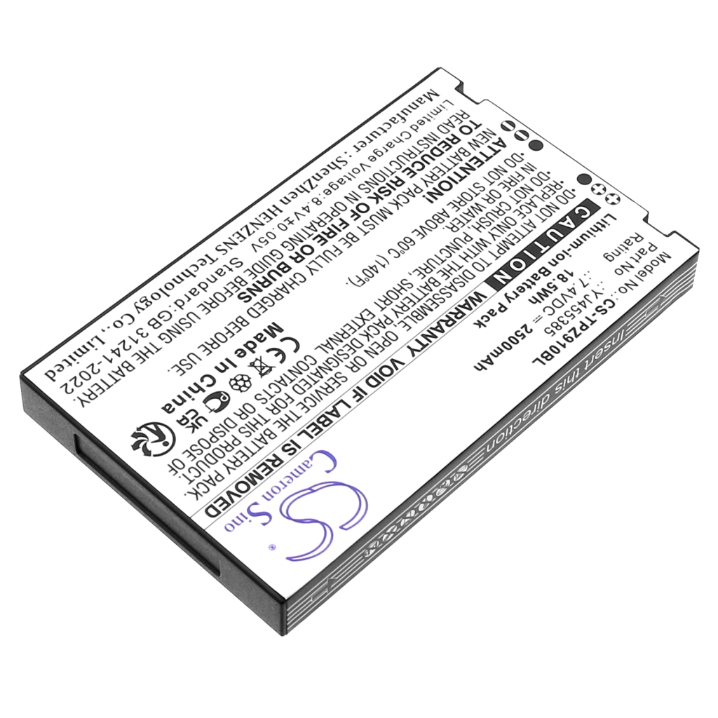 Baterie do platebních terminálů Topwise CS-TPZ910BL