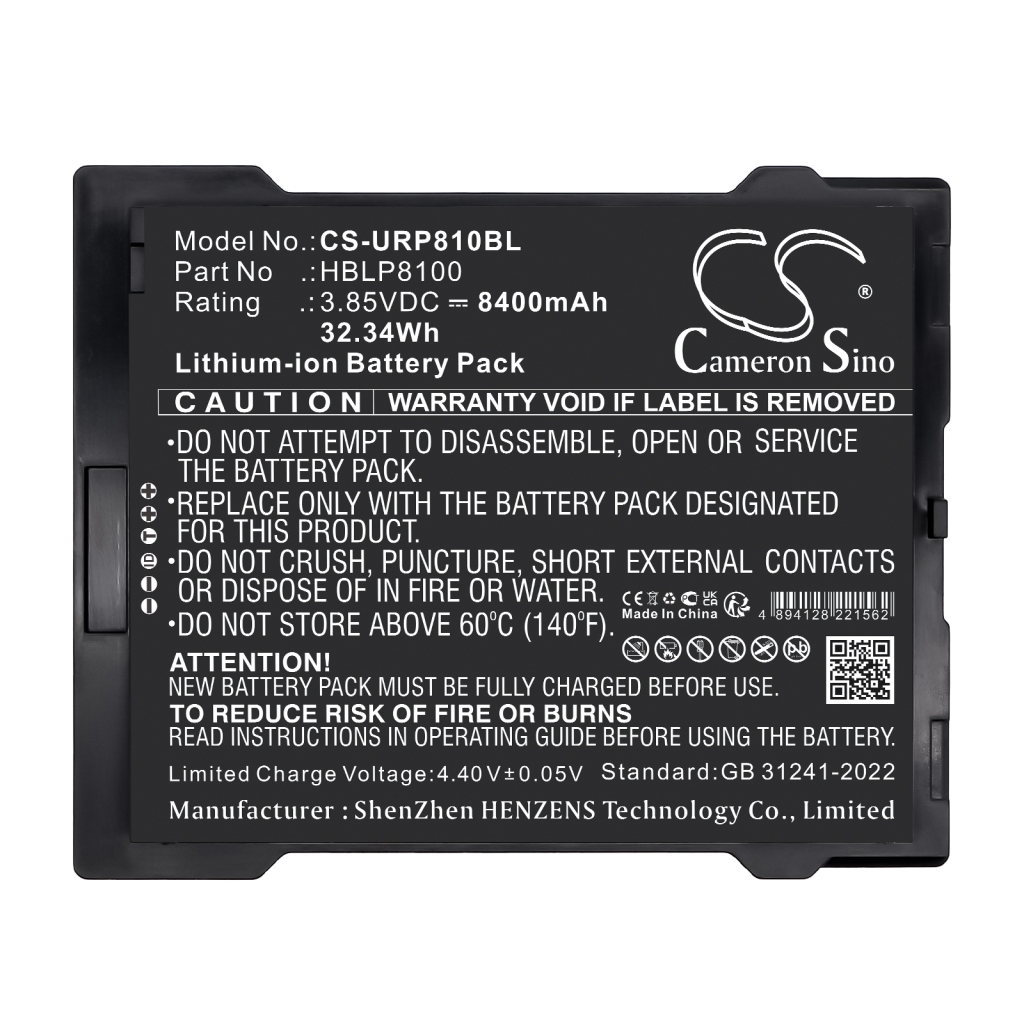 Baterie do skenerů Urovo CS-URP810BL