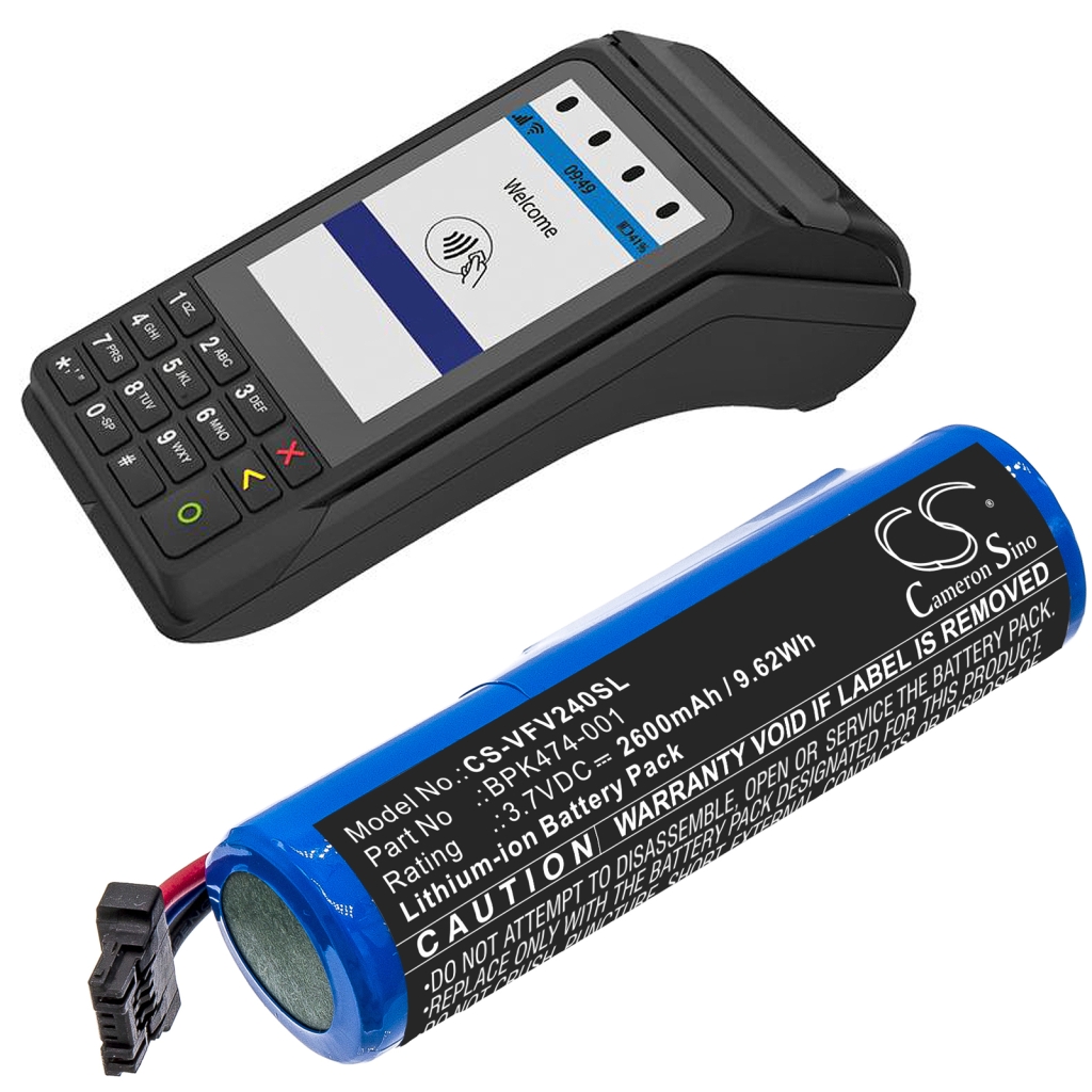 Baterie do platebních terminálů Verifone V240m Wifi Bluetooth