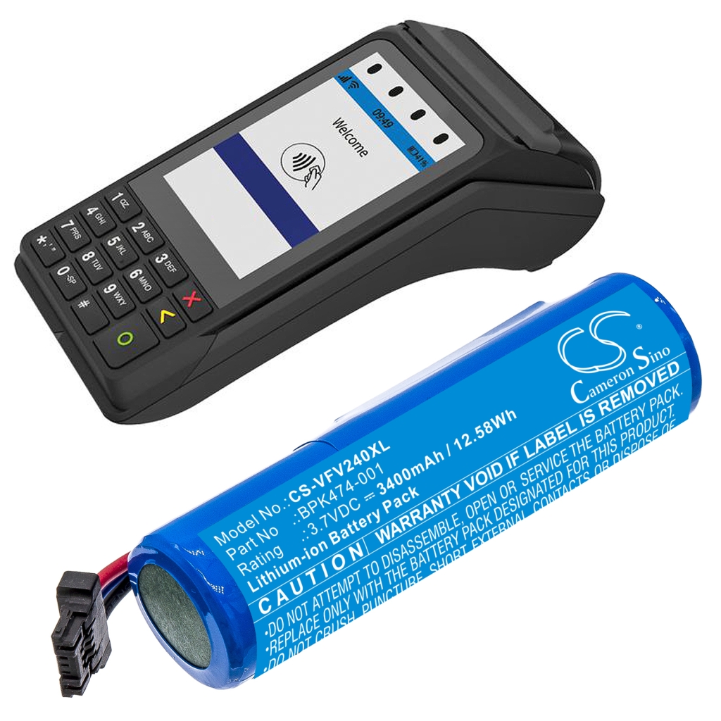 Baterie do platebních terminálů Verifone V240m Plus