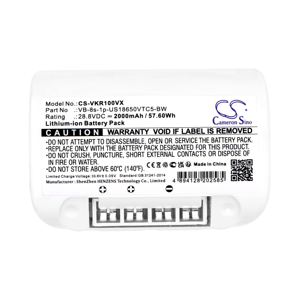 Baterie do vysavačů Vorwerk CS-VKR100VX