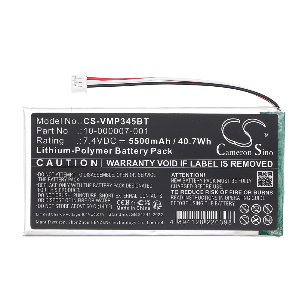 Baterie do zabezpečení domácnosti Vivint CS-VMP345BT
