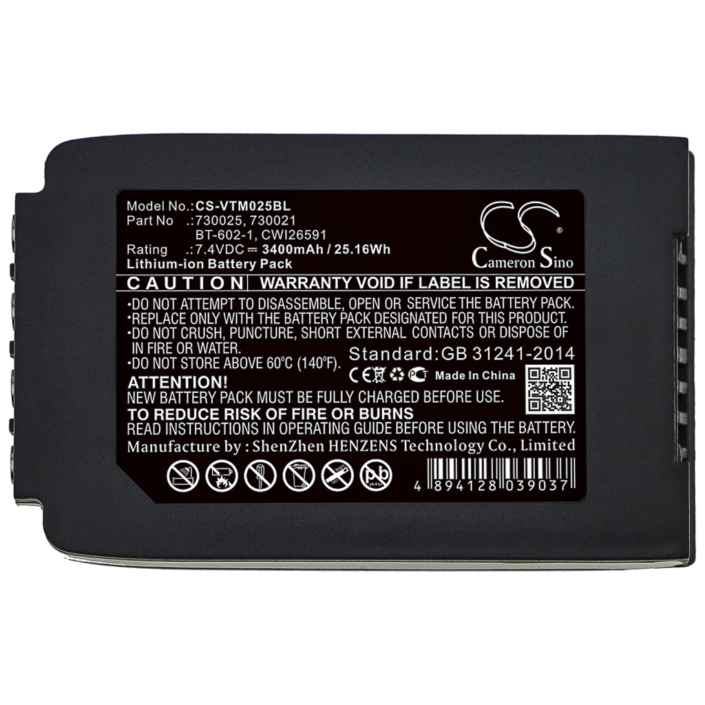Baterie do skenerů Vocollect Talkman T2