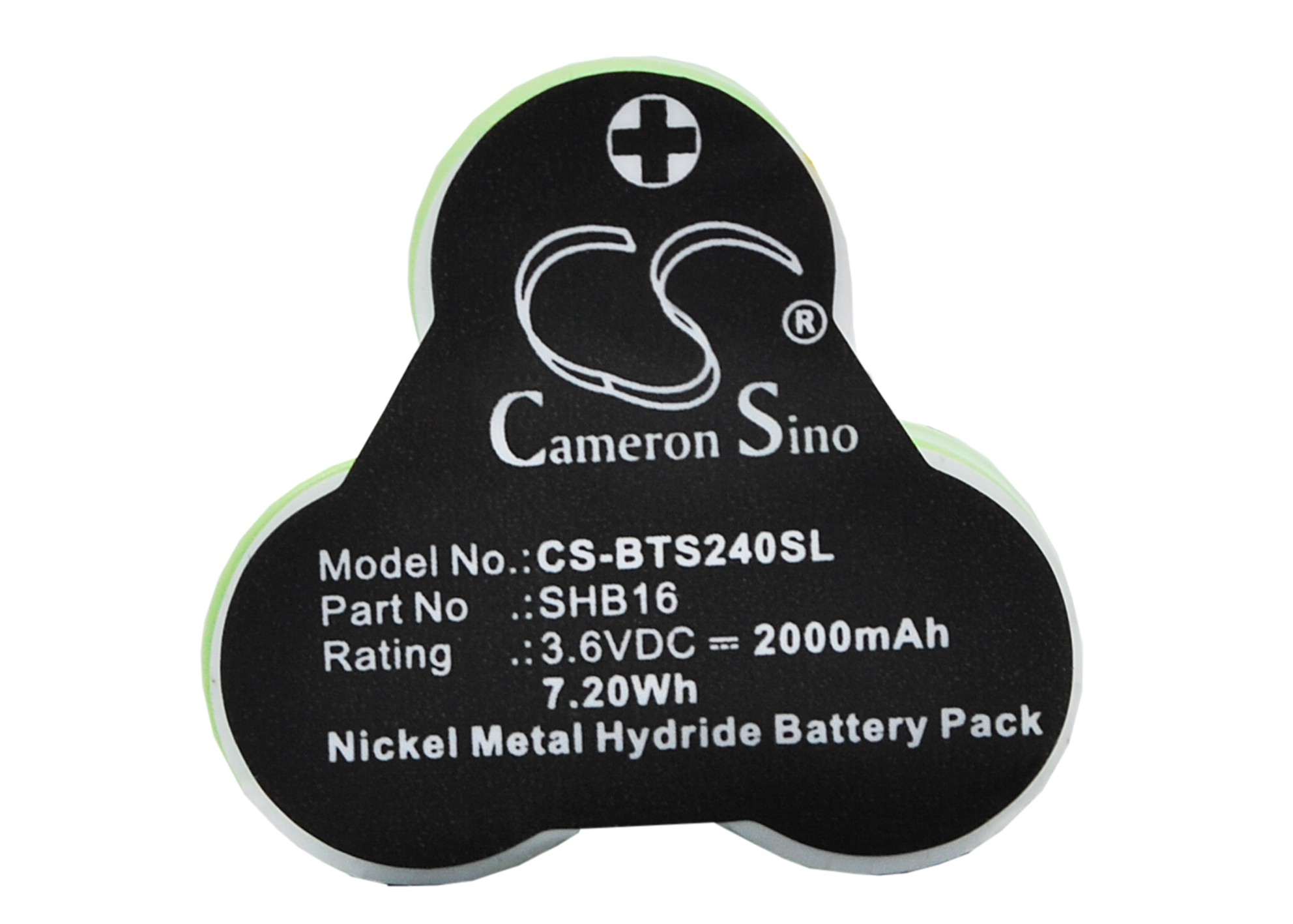 Cameron Sino CS-BTS240SL Napětí 3.6V Ni-MH 2000mAh zelená - neoriginální