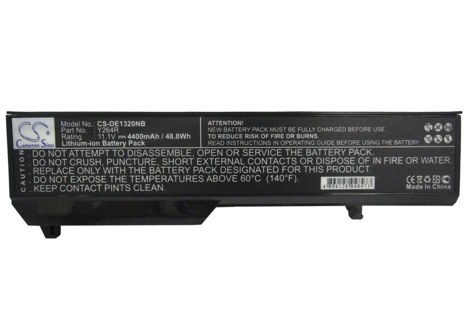 Cameron Sino CS-DE1320NB 11.1V Li-ion 4400mAh černá - neoriginální