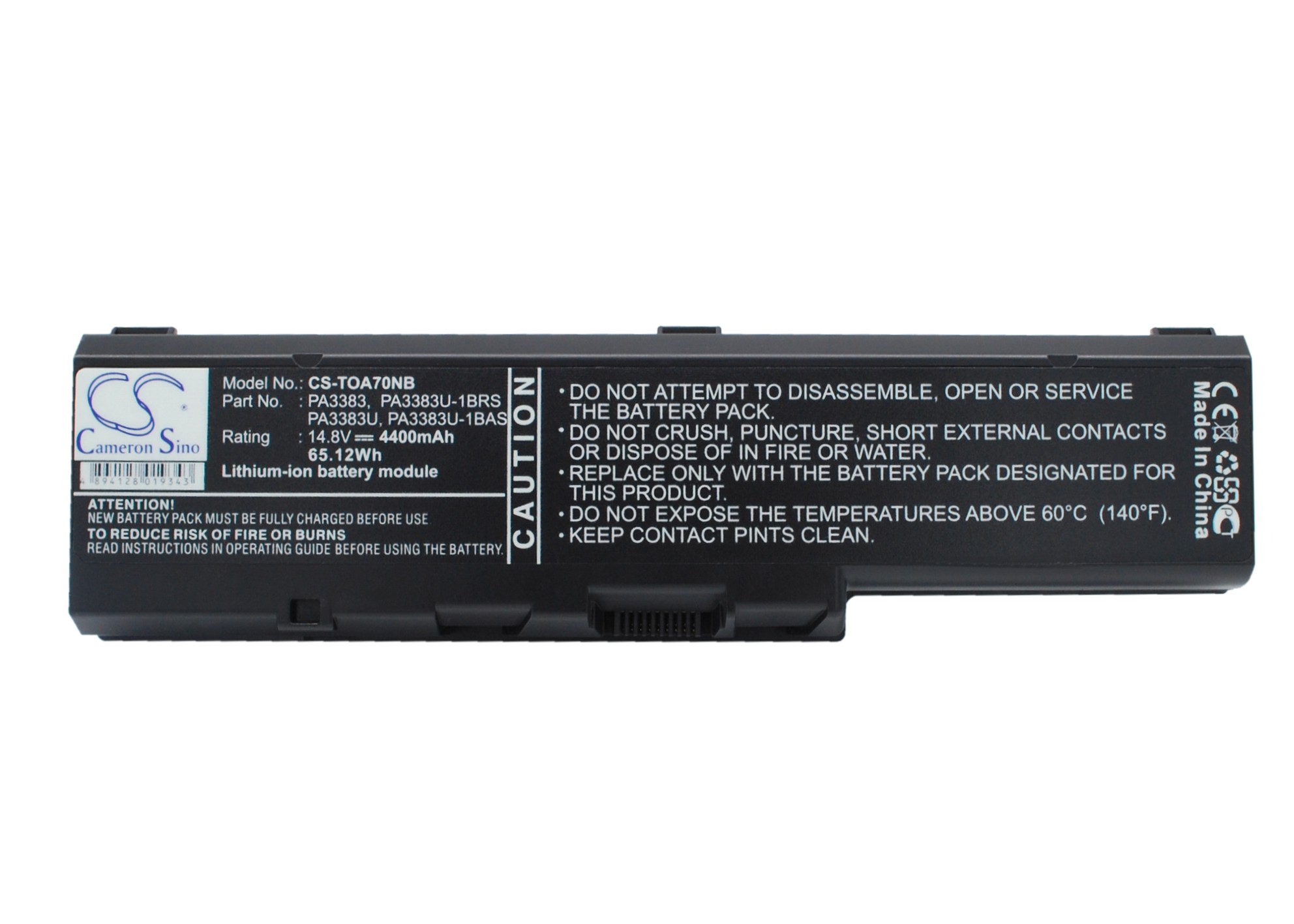 Cameron Sino CS-TOA70NB 14.8V Li-ion 4400mAh černá - neoriginální