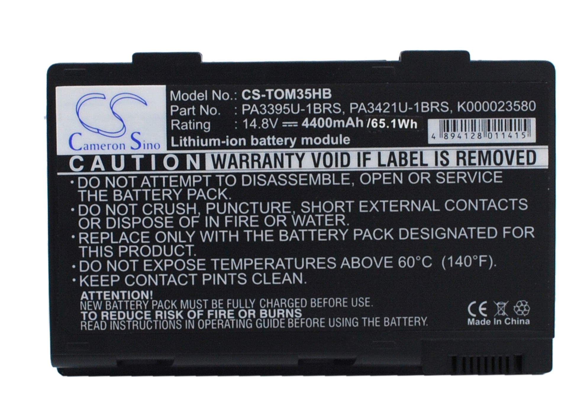 Cameron Sino CS-TOM35HB 14.8V Li-ion 4400mAh černá - neoriginální