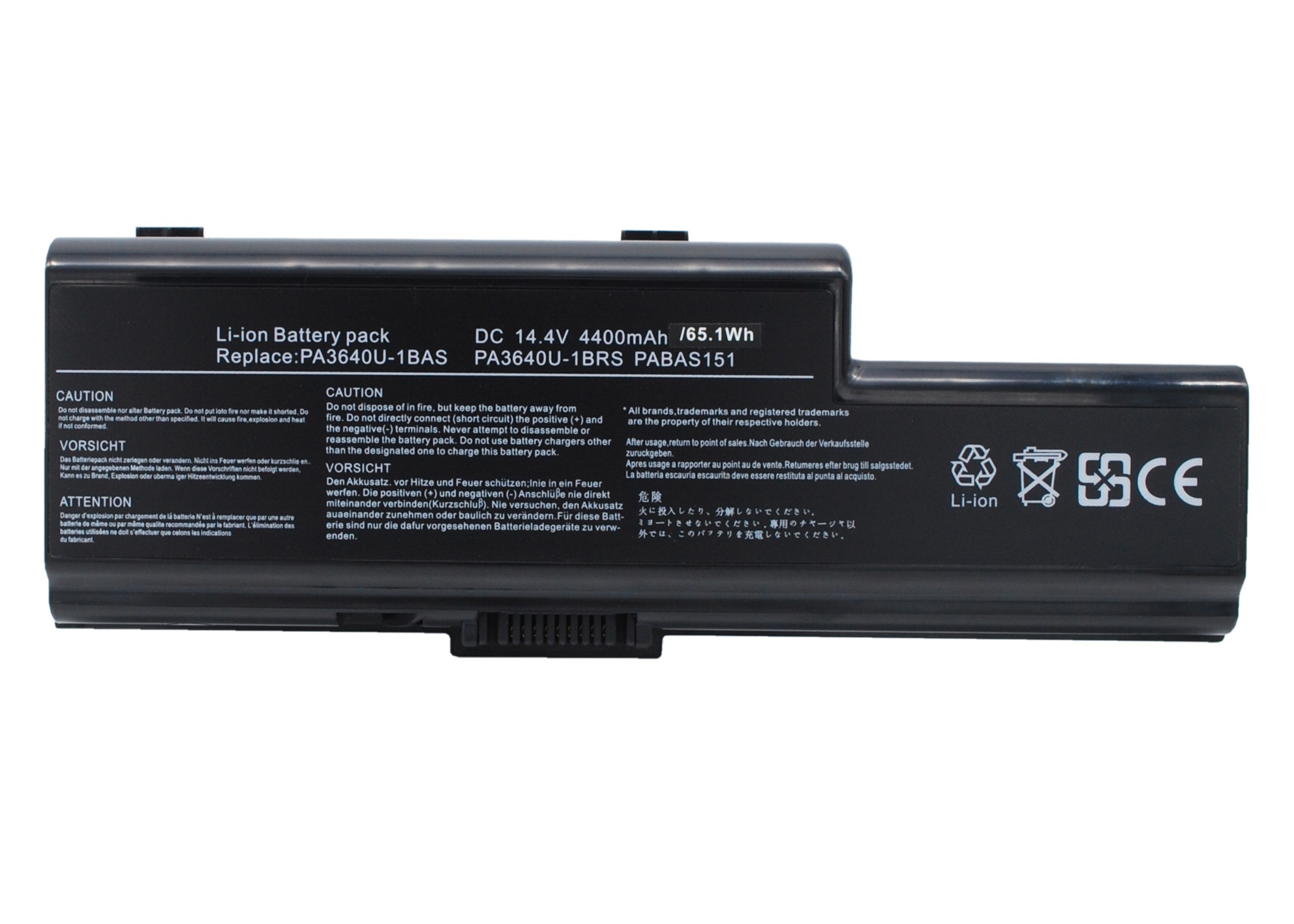 Cameron Sino CS-TOQF50NB 14.4V Li-ion 4400mAh černá - neoriginální